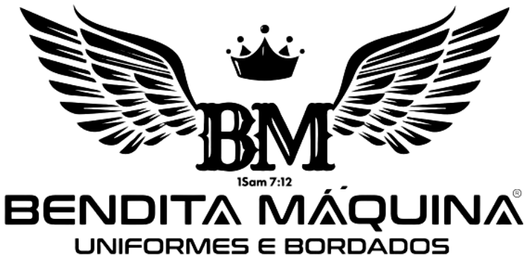 Logo Bendita Máquina Uniformes e Bordados